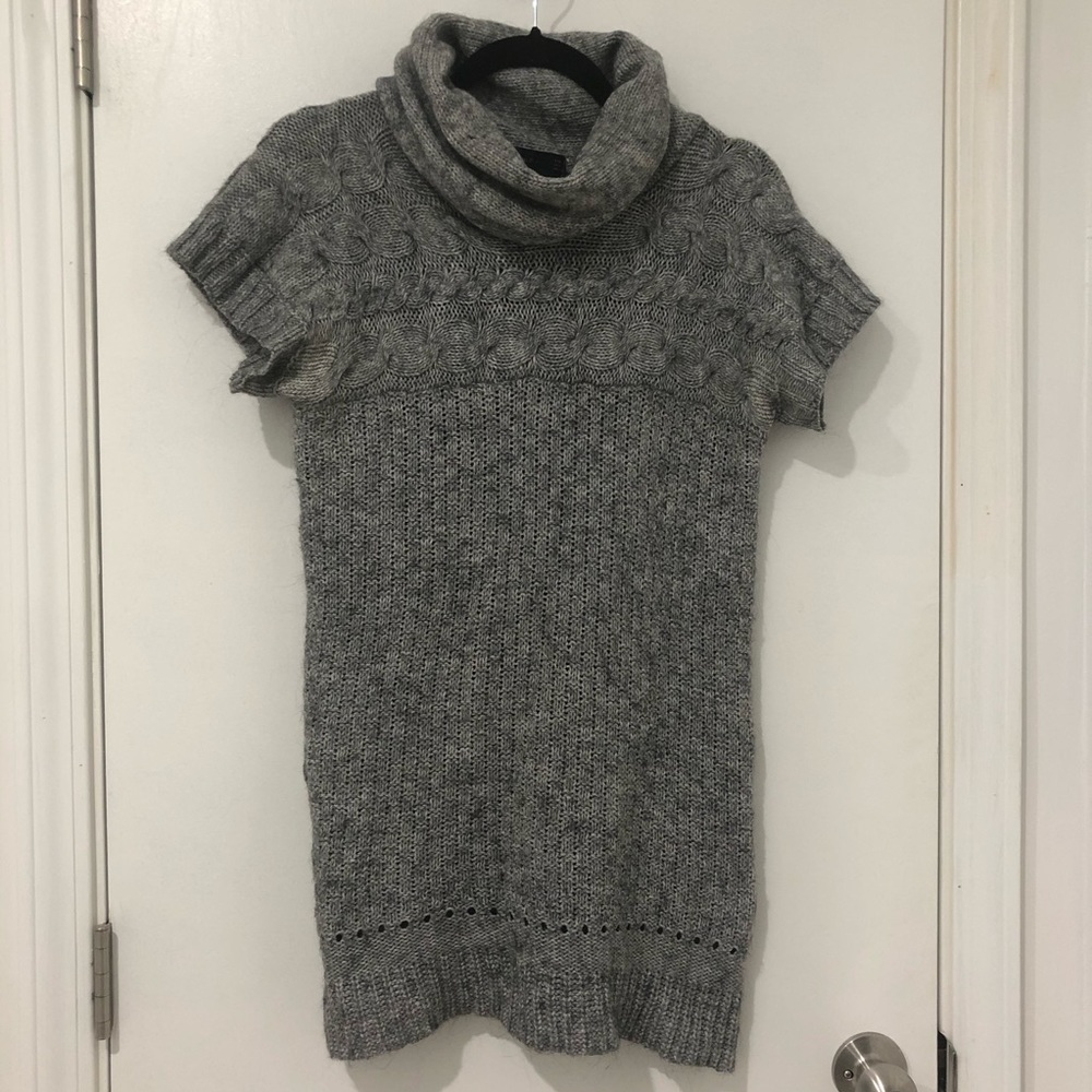 Zara Turtleneck Sweater Top Alpaca Wool Viscose S